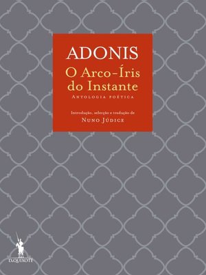 cover image of O Arco-Íris do Instante